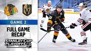 Chicago Blackhawks vs Vegas Golden Knights | Stanley Cup 2020 | Game 2 | Aug.13, 2020 | Обзор