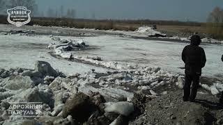 В Ачинске река Чулым вскрылась от льда