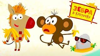 Зебра в клеточку - Банановая диета - премьера на канале Союзмультфильм HD