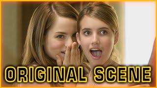 Jojo whispering to surprised Emma Roberts MEME ORIGINAL | Удивленная Эмма Робертс МЕМ