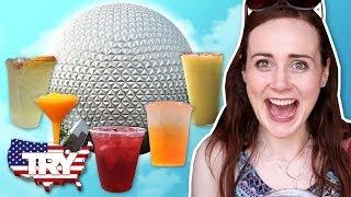 Irish People Try Drinking Around The World at Disney's EPCOT (12 Alcohols in 12 Countries!)