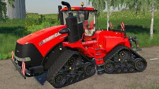 Трактор мультик для мальчиков едет красный гусеничный трактор от бибика про машинки