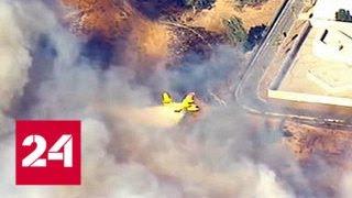 В Калифорнии из-за лесного пожара эвакуируют 38 тысяч жителей - Россия 24
