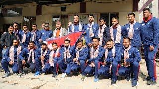 युएई जाने टोलीको यसरी भयो बिदाइ, सिरिज जित्ने आत्मविश्वासमा टिम | Nepal Cricket Team