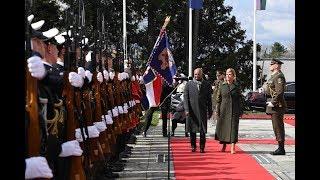 Ceremonial welcome of President Kovind in Croatia