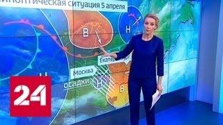 "Погода 24": погодная нестабильность приводит то к снегопадам, то к пожарам - Россия 24