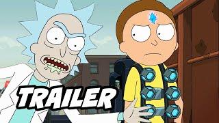 Rick and Morty Season 4 Trailer - New Scenes and Easter Eggs Breakdown
