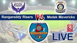 Rangareddy Risers Vs Medak Mavericks LIVE | G Venkataswamy Memorial Telangana T-20 League