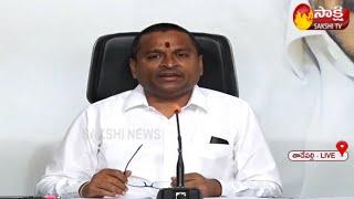 Minister Vellampalli Srinivas Press Meet LIVE | Tadepalli | Sakshi TV