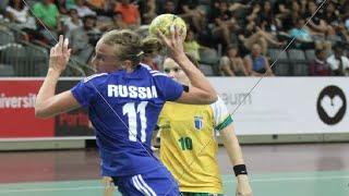 Russia vs Brazil - Womens Final - 22nd World University Handball Championship 2014 - Guimares