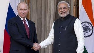 Встреча Путина и Моди с деловыми кругами России и Индии. Полное видео
