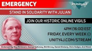 #Unity4J Online Vigil 32.0 in support of Julian Assange and WikiLeaks