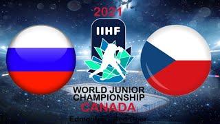 Россия-Чехия Молодёжный чемпионат мира 2021.Все голы матча!