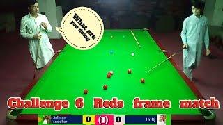 Snooker 6 reds  Challenge Match | With Friend Let's Enjoy |