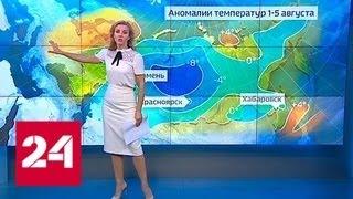 "Погода 24": аномальная жара сейчас на всей Русской равнине - Россия 24
