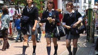 Японские ночные истории. Японские школьницы.