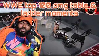 WWE Top 100 Omg Table & Ladder Moments (Reaction)