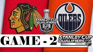 Chicago Blackhawks vs Edmonton Oilers | Aug.03, 2020 | Best of 5 | Game 2 | NHL 2019/20 | Обзор