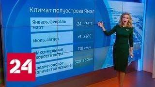Поселок Сабетта: экстремальный климат Ямала помогает в добыче сжиженного газа - Россия 24
