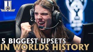 The 5 Biggest Upsets in Worlds History | 2019 Lol esports