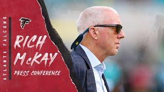 Rich McKay on the Falcons returning to training and the immediate future