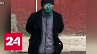 В Краснодарском крае женщину обворовал "зеленый человечек" - Россия 24