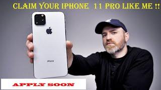 How To Get Free iPhone 11 Pro Max.