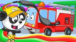 Машинки - Сборник серий про Пожарную команду и Ремонт машин | Мультфильмы для детей