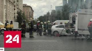 Два человека погибли, пятеро пострадали в ДТП на Кутузовском проспекте - Россия 24