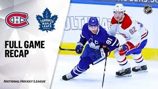 Montreal Canadiens - Toronto Maple Leafs | Jan.13, 2020 | Game Highlights | NHL 2021 | Обзор матча