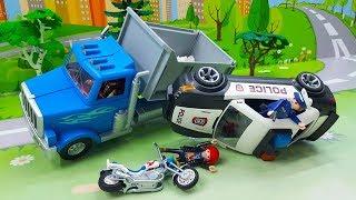 Видео для детей с игрушками Плеймобил  - Нарушитель! Развивающие новые мультики про машинки 2019