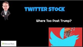 Twitter Stock Analysis | Trump Twitter Ban Reaction