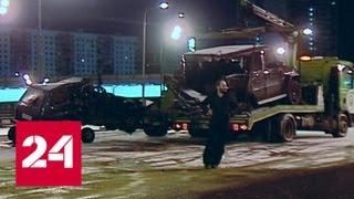 Смертельное ДТП в Москве: водитель Gelandewagen сбежал с места аварии - Россия 24