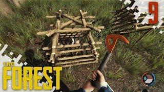 THE FOREST (HARD MODE) - EP09 - Setting Up!