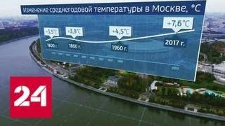 Развитие Москвы привело к повышению температуры на 2 градуса тепла - Россия 24