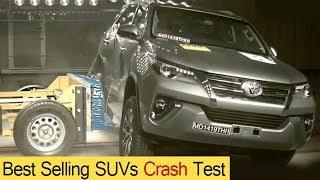 Top 10 Best Selling SUVs Crash Test In India
