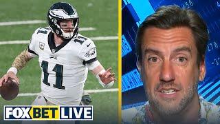 Clay Travis takes Eagles to win outright vs Seahawks despite Wentz's struggles | NFL | FOX BET LIVE