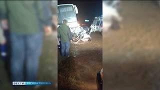 ДТП на трассе Тюмень – Ханты-Мансийск: водитель иномарки сгорел заживо