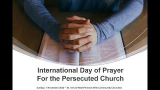 St Ives & West Pennant Hill Community Church - International Day of Prayer - 1st November 2020