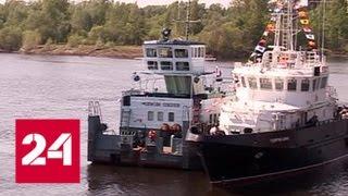 В Нижнем Новгороде спущен на воду новый катер "Георгий Зима" - Россия 24