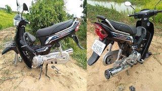 ហួសចិត្តលោកចោរ  ខឹងលួចម៉ូតូទាំងមូលមិនបានព្រោះជាប់សោ លួច ដោះកង់ទាំងពីរយកទៅបាត់- People News Asia
