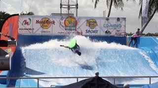 Pro Bodyboard Semi Final   World Flowboarding Championships 2017 AquaWorld Cancun Sam Powell Vs Naza