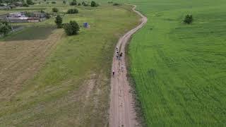 Велогонки в Соловьёвке Граховского района. Аэросъемка с квадрокоптера/дрона