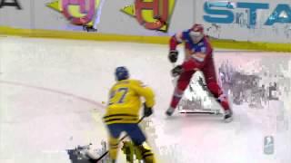 Хоккей Швеция-Россия (гол сборной России 0 1)
