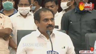 AP Minister Kanna Babu Press Meet | Vizag Live | Sakshi TV