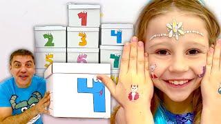 Nastya and dad are learning the Alphabet and Numbers | Educational Videos for Toddlers