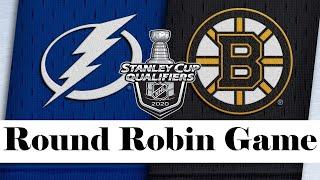 Tampa Bay Lightning vs Boston Bruins | Aug.05, 2020 | Round Robin Game | NHL 2019/20 | Обзор матча