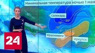 "Погода 24": в Сибири продолжает бушевать снежный шторм - Россия 24