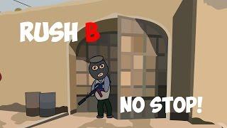 CS:GO Cartoon. Rush "B" No stop
