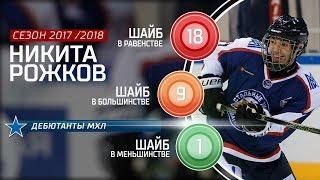 Лучший новичок МХЛ сезона 17/18 – Никита Рожков!